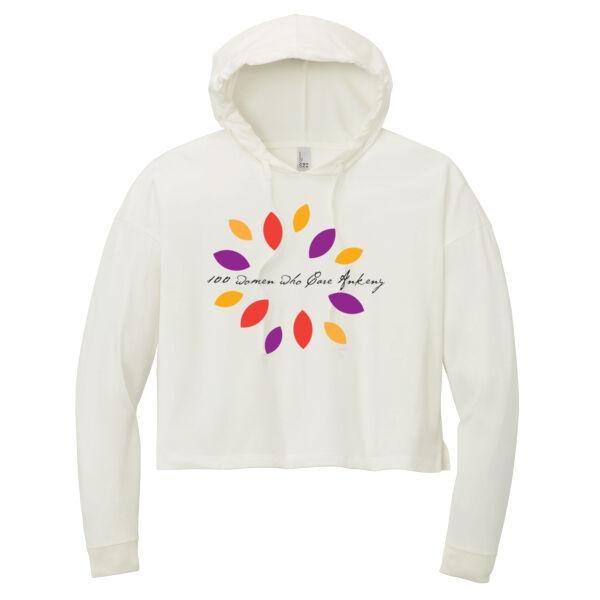 Women's Circle Mid Crop Hoodie Thumbnail